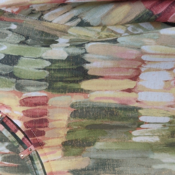 Alfred dunner women's blouse size petite XL  multicolor - Picture 12 of 12